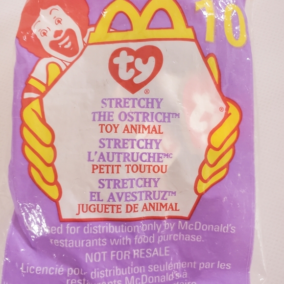 🟢 McDonald's Ty Teenie Beanie Babies NIP - Neon Stretch & Iggy - Picture 4 of 5